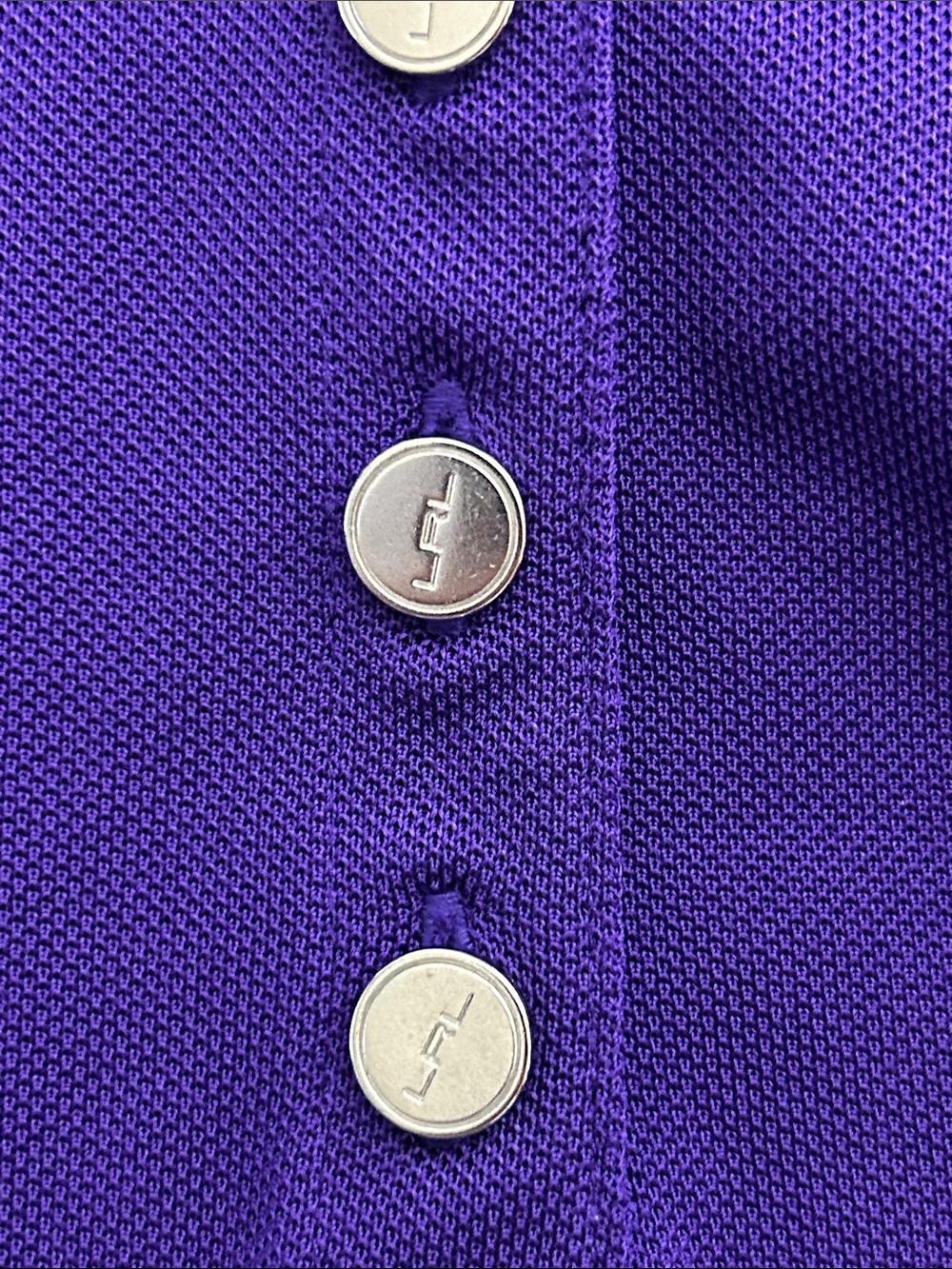 Ralph Lauren Women’s Sz Large Purple Short Sleeve Lightweight Polo Shirt Blouse - Picture 5 of 6